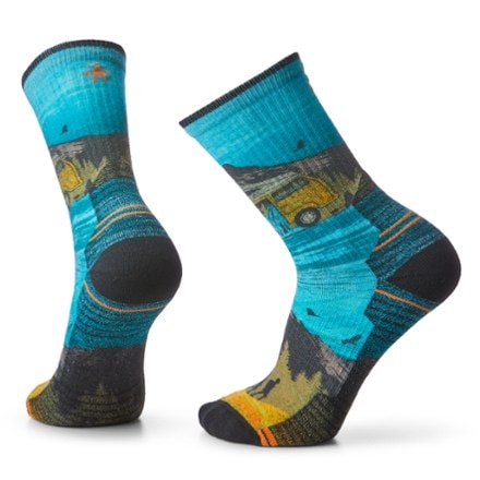 Smartwool Hike Great Excursion Print Crew Socks 0