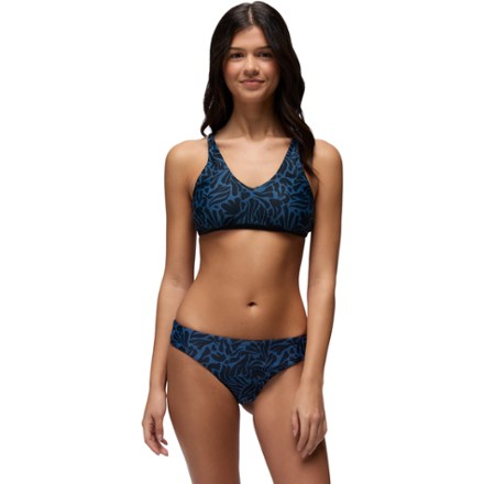 prAna Mallorca Reversible Swimsuit Top - Women's BLACK SEAWEED (Bottoms not included)