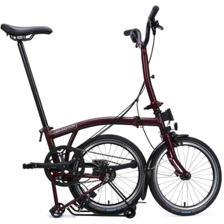 Brompton C Line 4-Speed Mid Handlebar Bike with Rack 1
