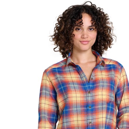 Toad&Co Re-Form Flannel Boxy Long-Sleeve Shirt - Women's 2