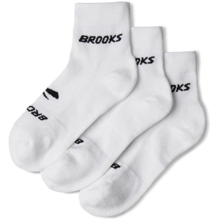 Brooks Run-In Quarter Socks - 3 Pairs 0