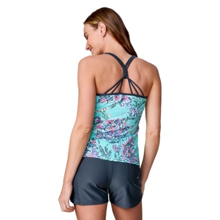 Free Country Macrome Back Tankini Swimsuit Top - Women's 1