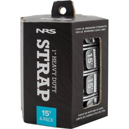 NRS 15' x 1" Heavy-Duty Straps - Package of 4 0