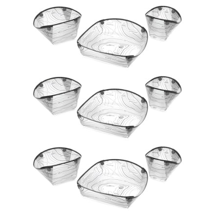 Fozzils Pak Flat 3-Piece Place Setting - Package of 3 0