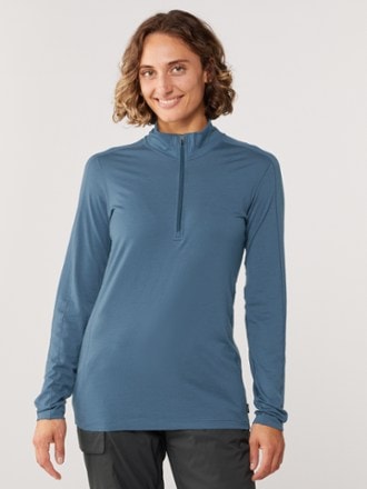 REI Co-op Merino 185 Long-Sleeve Half-Zip Base Layer Top - Women's 1