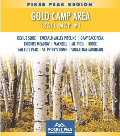 Pocket Pals Trail Maps Pikes Peak Region: Gold Camp Area Trail Map #1 0