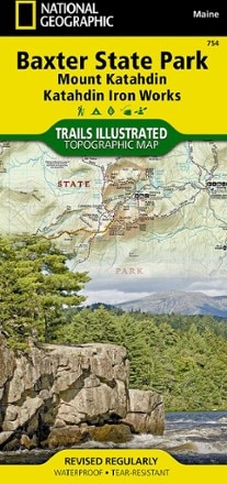 National Geographic Baxter State Park Topographic Map 0