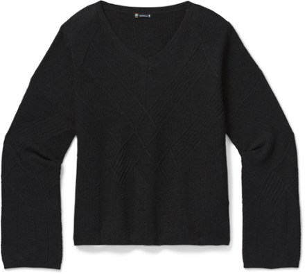 Shadow Pine Cable V-Neck Sweater - Women's