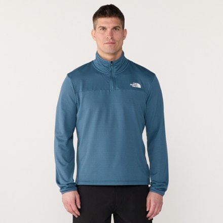 The North Face Cedar Trail Grid Fleece Zip Pullover - Men's 1