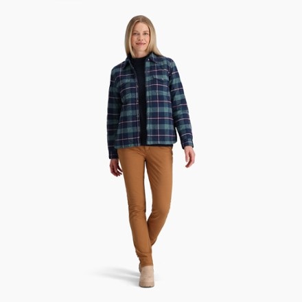 Royal Robbins Snowcap Lined Flannel Long-Sleeve Shirt Jacket - Women's 3