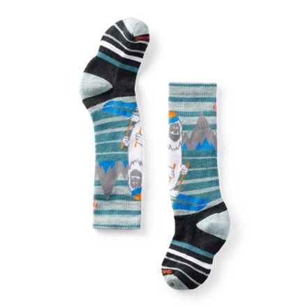 Smartwool Wintersport Full Cushion Yeti Pattern Over The Calf Socks - Kids' 0