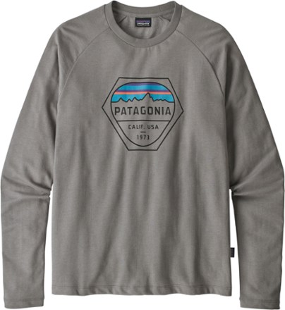 patagonia men's fitz roy hex lightweight crew sweatshirt