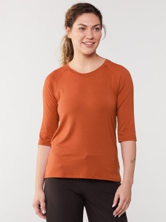 SHREDLY Raglan 3/4-Sleeve Bike Shirt - Women's 1