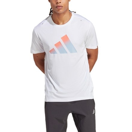 adidas Run Icons 3-Bar Logo T-Shirt - Men's 4