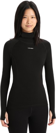 Icebreaker 300 MerinoFine Long-Sleeve Roll-Neck Base Layer Top - Women's 1