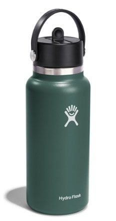 Hydro Flask Wide-Mouth Vacuum Water Bottle with Flex Straw Cap - 32 fl. oz. 1