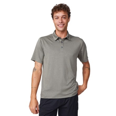 Free Country Tech Jacquard Short-Sleeve Polo Shirt - Men's 0