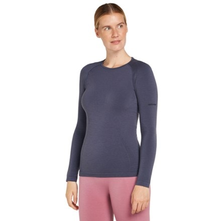 Icebreaker Merino Blend 260 ZoneKnit Seamless Long-Sleeve Crew Base Layer Top - Women's 0