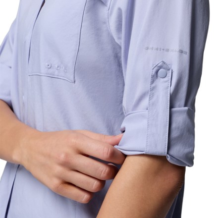 Columbia PFG Castback Woven Long-Sleeve Shirt - Women's 7