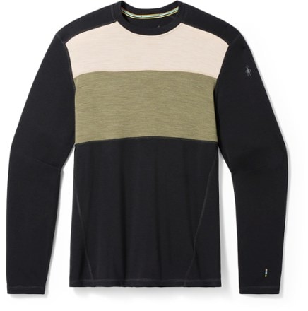 Smartwool Classic Thermal Merino Colorblock Base Layer Crew Top - Men's 0