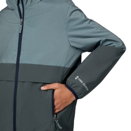 Free Country Easy Hiking Windshear Jacket with Mesh Lining - Kids' 3