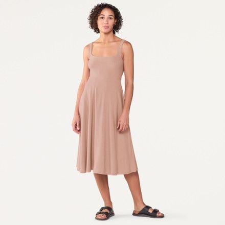 Beyond Yoga Featherweight At The Ready Square Neck Dress 1