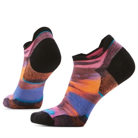 Smartwool Run Targeted Cushion Brushed Print Low Ankle Socks - Women's 0