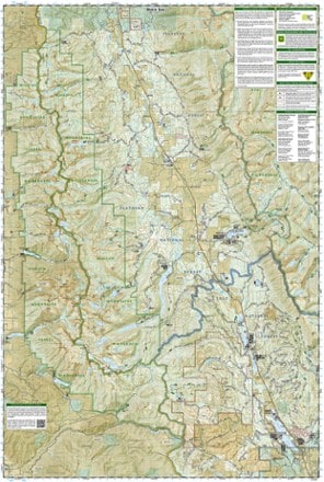 National Geographic Missoula / Mission Mountains Topographic Map 2