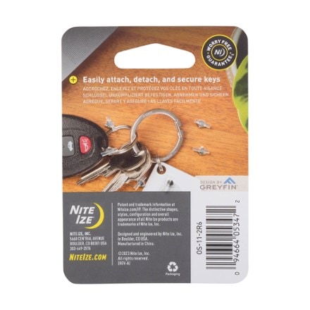 Nite Ize O-Series Gated Key Ring - Package of 2 4