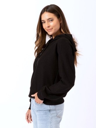 Threads 4 Thought Double Knit Slub Henley Hoodie - Women's 2