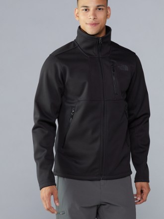 the north face apex risor hooded softshell jacket