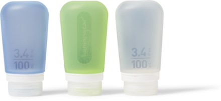 Travel Size Plastic Empty Toiletry Bottles, 30ml (1 oz) Pack of 6