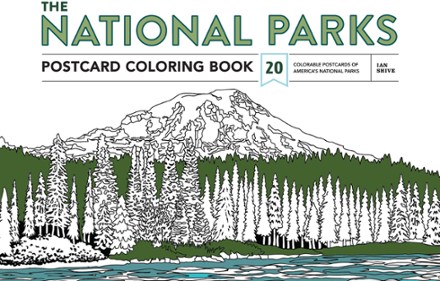 Earth Aware Editions National Parks Postcard Coloring Book 0