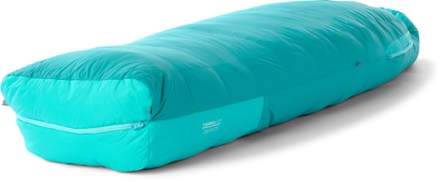 Sea to Summit Altitude AtII 15 Sleeping Bag - Women's 3/4 foot view (Ocean/Arctic)