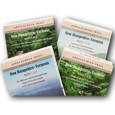 Appalachian Trail Conservancy New Hampshire-Vermont Guidebook and Maps Set 1