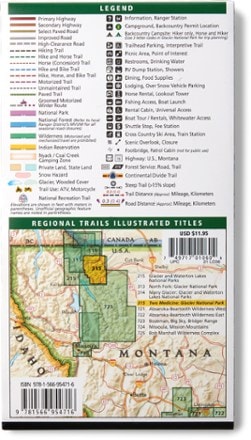 National Geographic Two Medicine/Glacier National Park Topographic Map 1