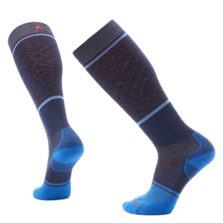 Smartwool Snowboard Targeted Cushion Retro Line Over the Calf Socks 0