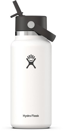 Hydro Flask Wide-Mouth Vacuum Water Bottle with Flex Straw Cap - 32 fl. oz. 0