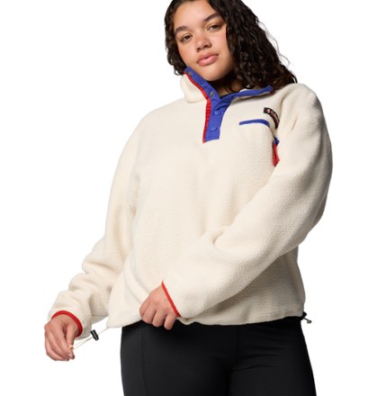 Columbia Helvetia II Cropped Half-Snap Fleece Pullover - Women's 9