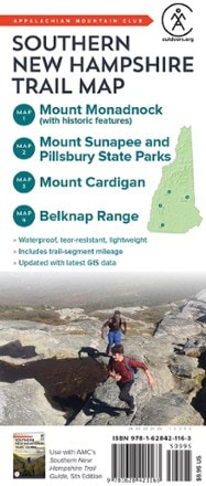 AMC Southern New Hampshire Trail Map 0