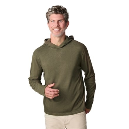 Free Country Sueded Pique Long-Sleeve Hoodie - Men's 0