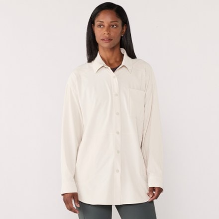 prAna Railay Oversize Button-Down Shirt - Women's 1