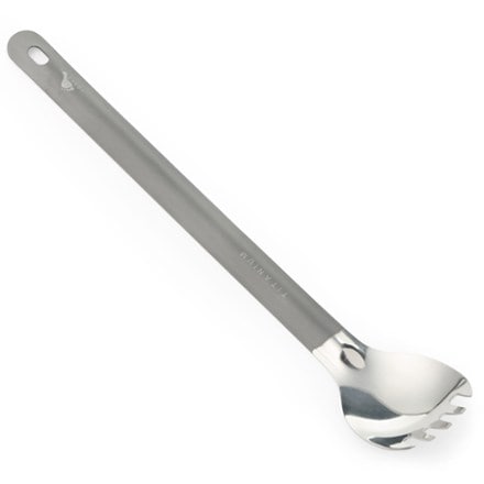 TOAKS Titanium Long Handle Spork with Polished Bowl 3