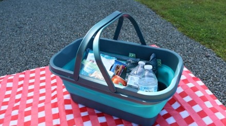 Adventure Ready Flat Pack Collapsible Picnic Basket 8