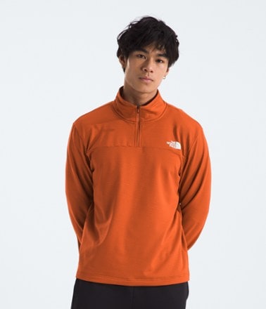 The North Face Cedar Trail Grid Fleece Quarter-Zip Top - Men's 1