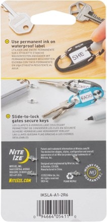 Nite Ize IdentiKey SlideLock Dual Carabiners - Package of 2 7