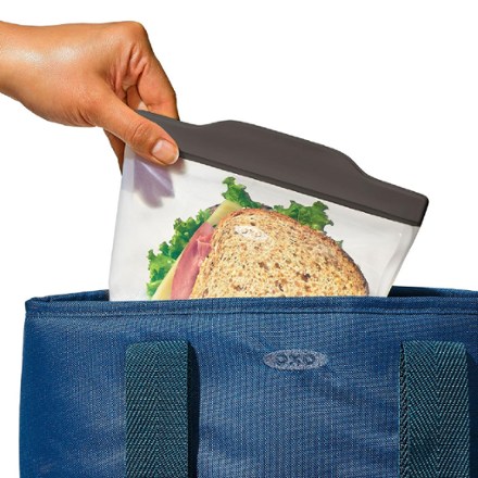 OXO Outdoor Silicone Reusable Sandwich Bag - 28 oz. 5