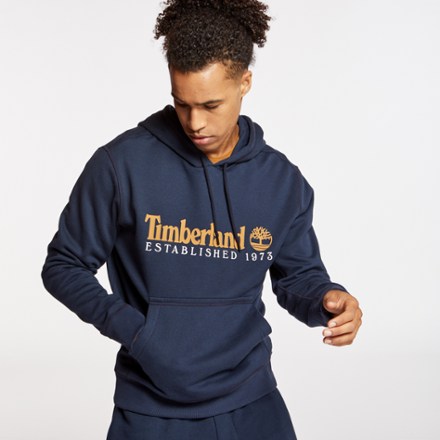 blue timberland hoodie