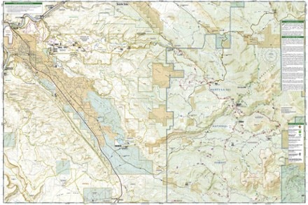 National Geographic Moab Area East - Dewey Bridge, Sand Flats Map 2