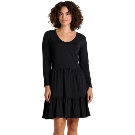 Toad&Co Marley Tiered Long-Sleeve Dress 0